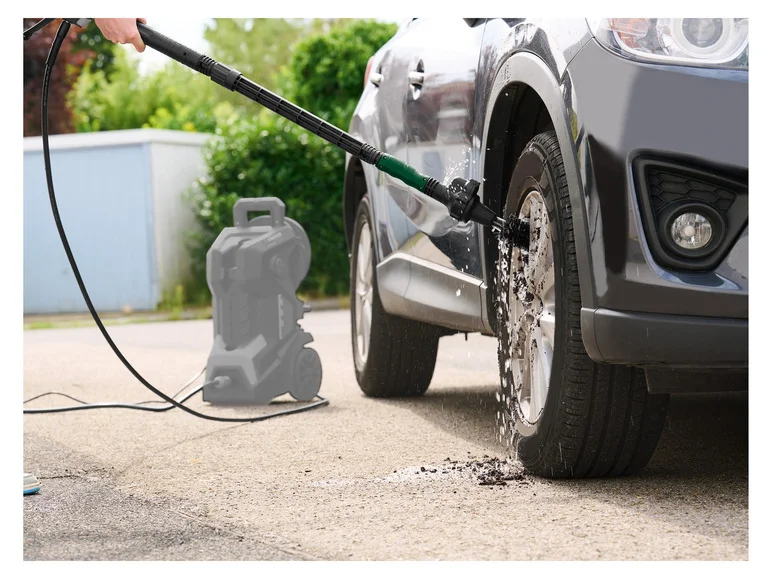 PARKSIDE® Brosse à jantes. brosse plate ou tuyau d'aspiration avec préfiltre