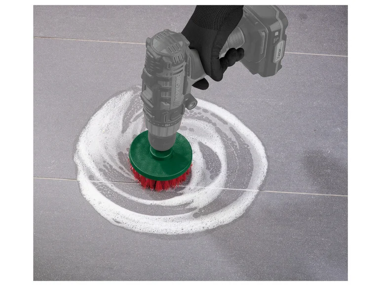 PARKSIDE® Set d'embouts à brosse et de tampons abrasifs. 14 pièces