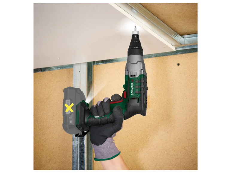 PARKSIDE® Visseuse à plaque de plâtre sans fil PTBSA 20-Li A1. 20 V