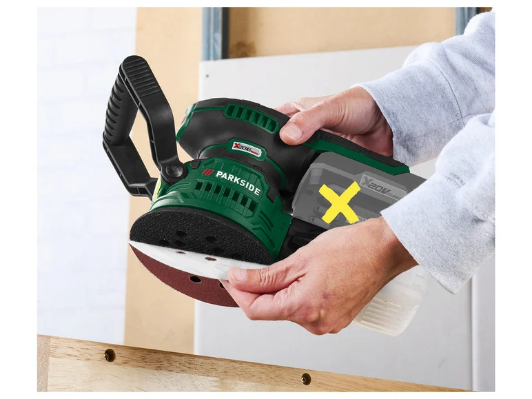 PARKSIDE® Ponceuse excentrique sans fil PAEXS 20-Li B2. 20 V