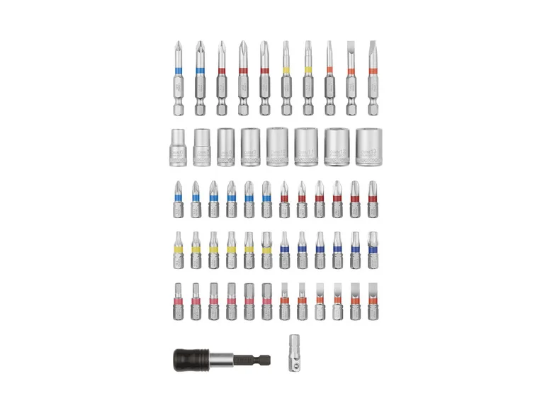 PARKSIDE® Set d'embouts ou set d'embouts et de clés à douille PBS3 A2