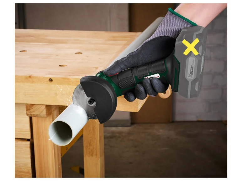 PARKSIDE® Meuleuse d'angle sans fil PWSAM 20-Li A1. 20 V