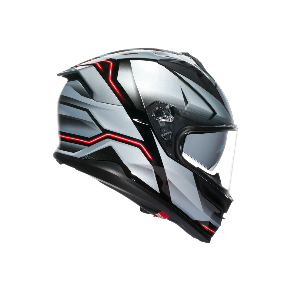 K7 AGV E2206 MPLK - JAEGER BLACK/SILVER