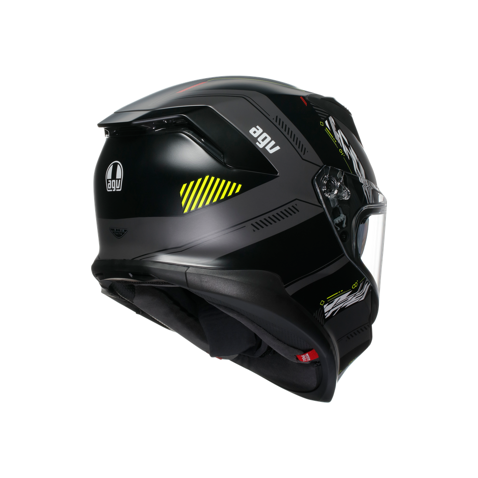 K7 AGV E2206 MPLK - KYBER MATT GREY/YELLOW FLUO