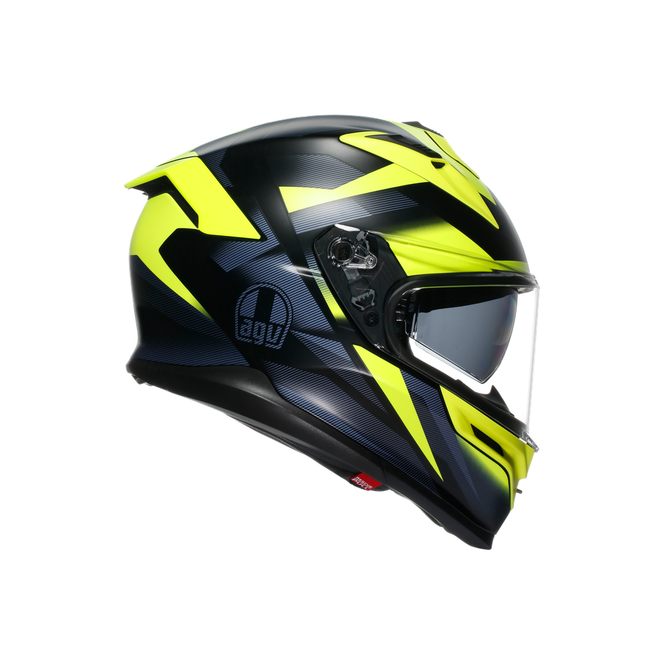 K7 AGV E2206 MPLK - GLIMPSE MATT BLACK/YELLOW FLUO
