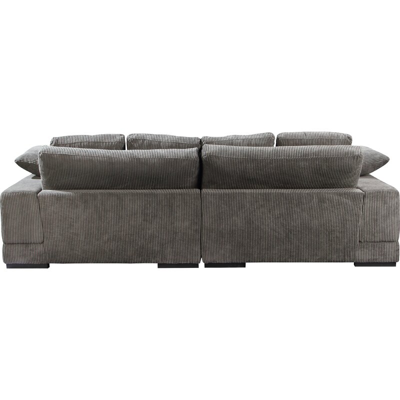 106′′ Wide Reversible Sofa & Chaise