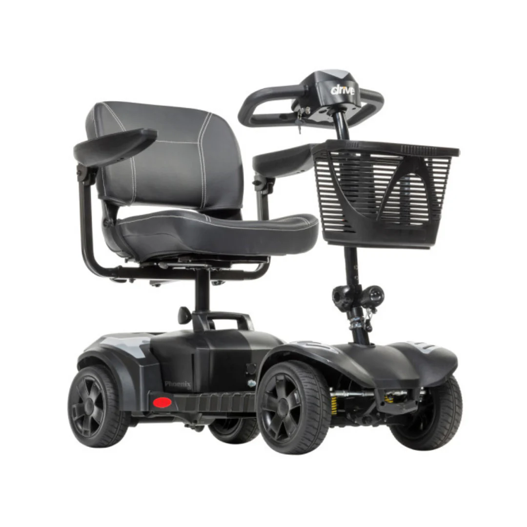 Drive Medical Phoenix LT 4-Wheel Portable Mobility Scooter with Swivel Seat