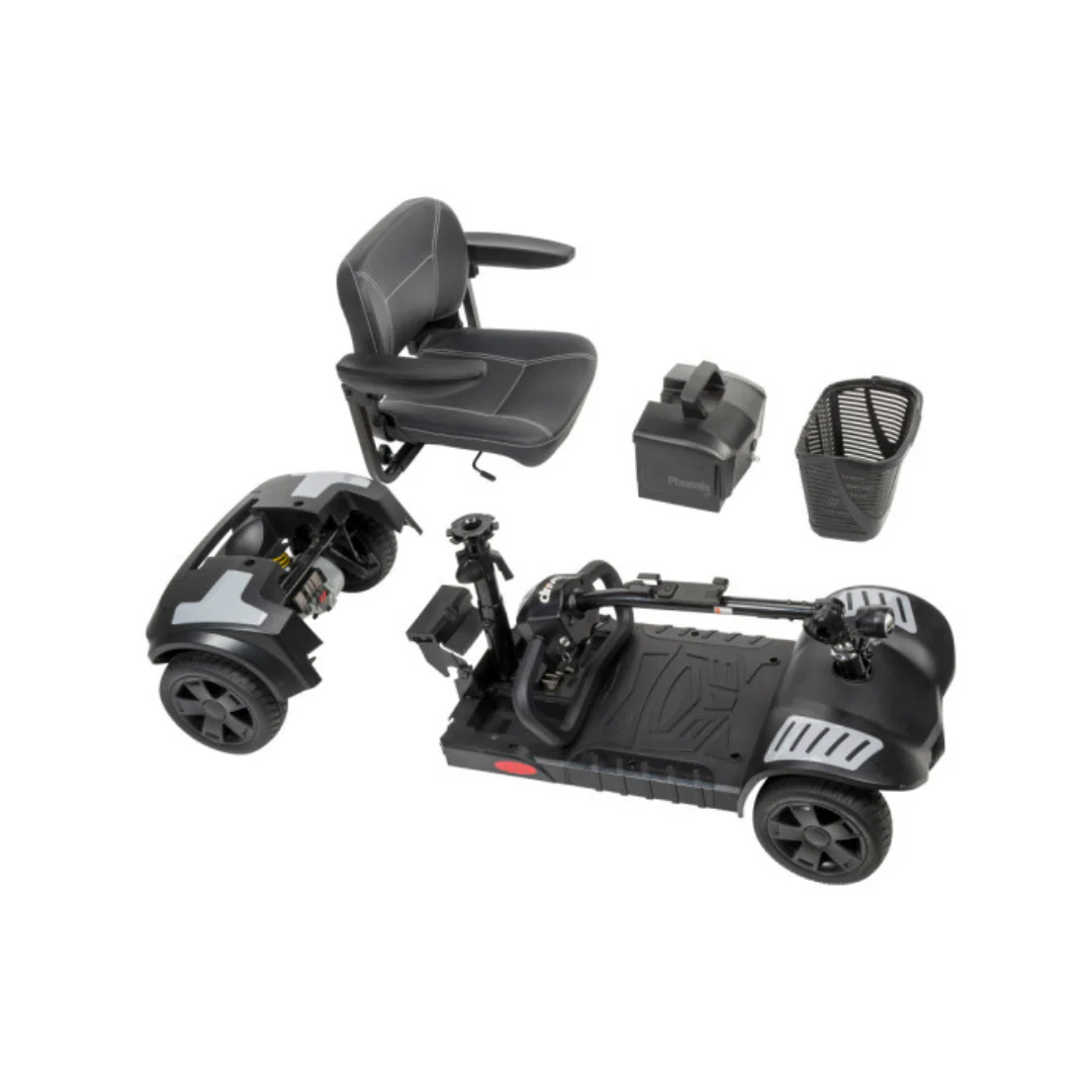 Drive Medical Phoenix LT 4-Wheel Portable Mobility Scooter with Swivel Seat