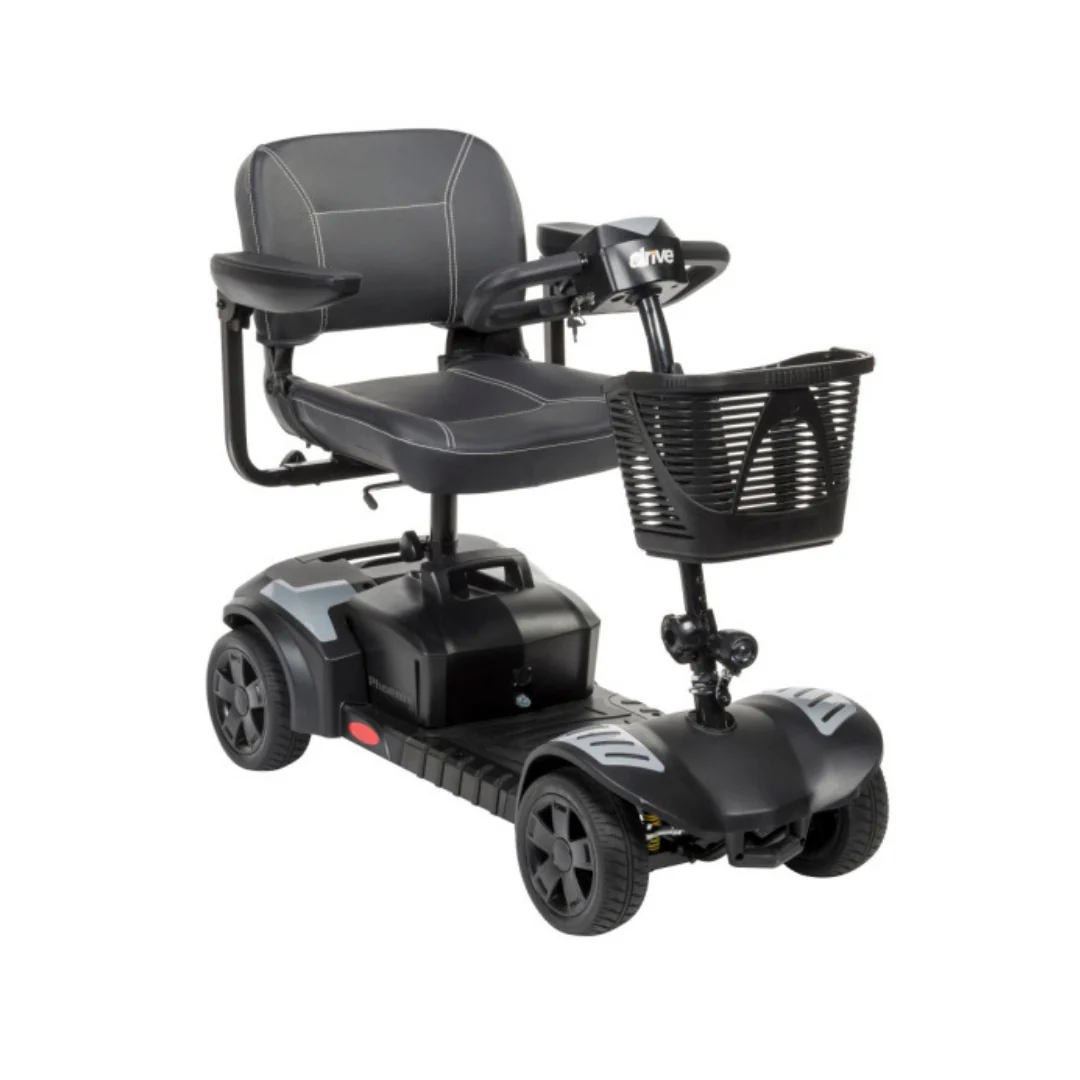Drive Medical Phoenix LT 4-Wheel Portable Mobility Scooter with Swivel Seat