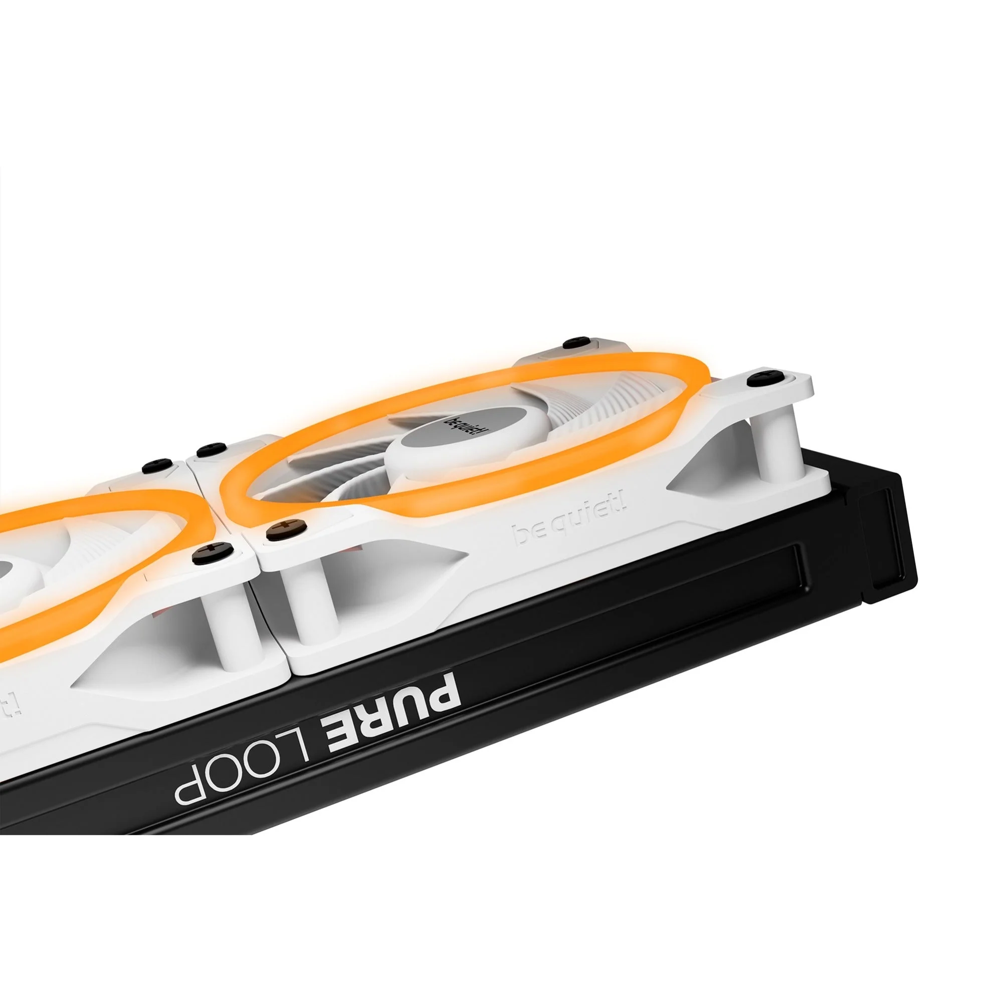 be quiet! Light Wings White 140mm PWM high-speed triple pack. case fan (white. pack of 3. incl. ARGB hub)