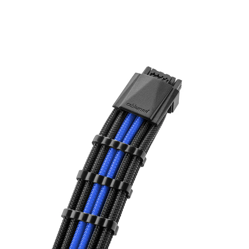 CableMod C-Series Pro ModMesh 12VHPWR auf 3x PCI-e Kabel für Corsair – 60 cm. schwarz/blau