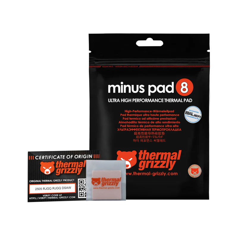 Thermal Grizzly Minus Pad 8 - 30x 30x 1.5 mm
