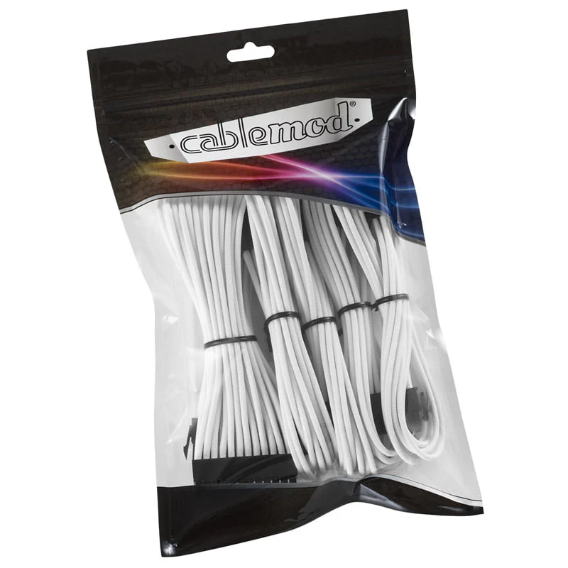 CableMod Classic ModMesh-Kabelverlängerungsset – 8+8-Serie – Weiß