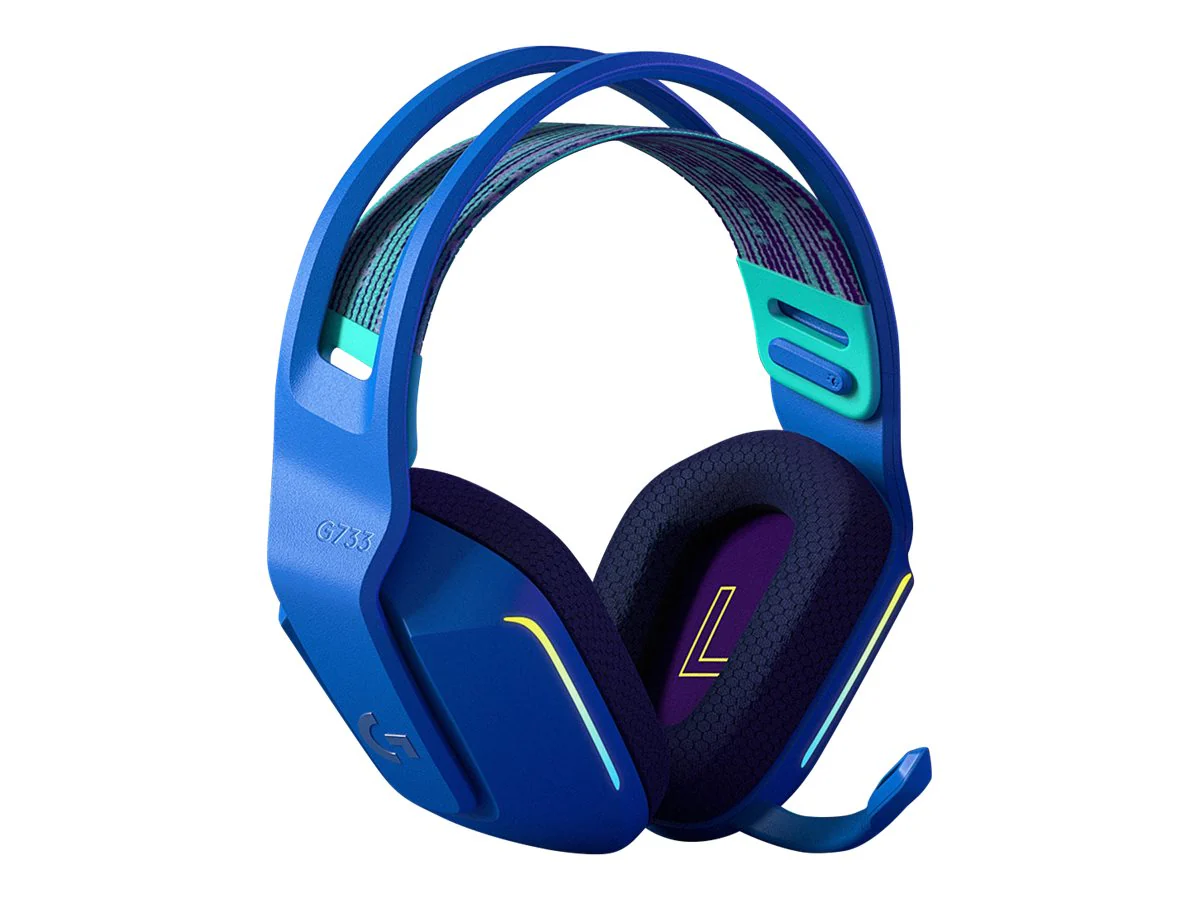 Logitech G G733 LIGHTSPEED Kabelloses RGB-Gaming-Headset. kabelloses Headset. Blau