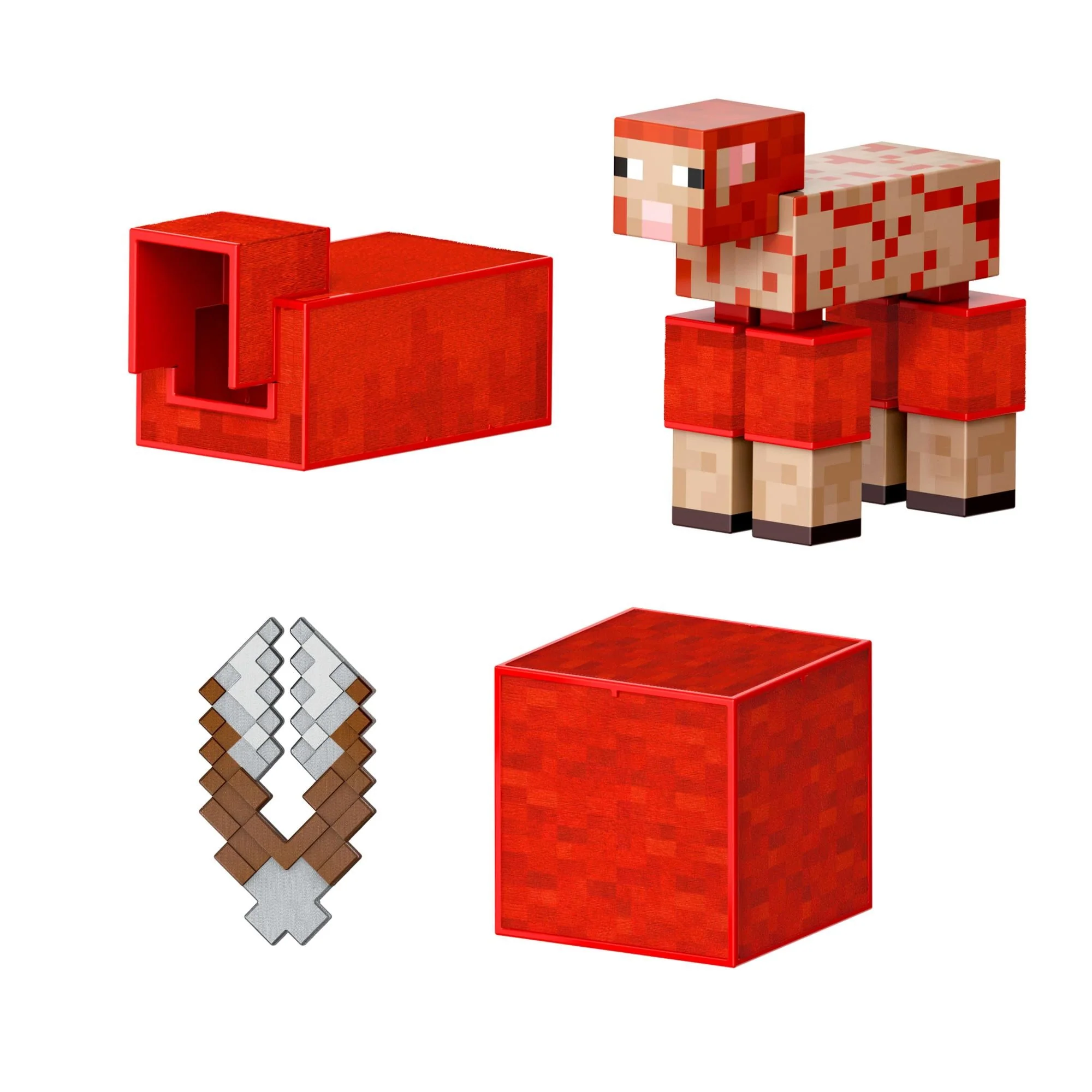 Minecraft - Diamond Level Sheep Action Figure & 3 Accessories (JCV22)