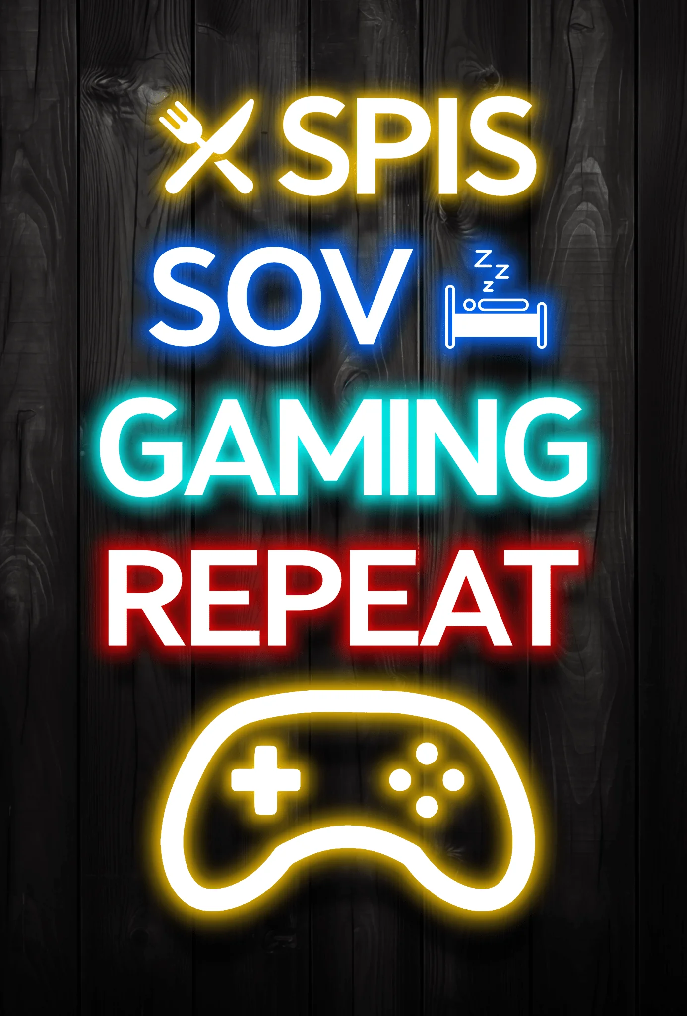 Spis. Sov. Gaming. Repeat Plakat