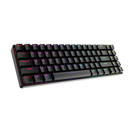 Trådløs mekanisk tastatur Dareu EK871 Bluetooth + 2.4G RGB (sort)
