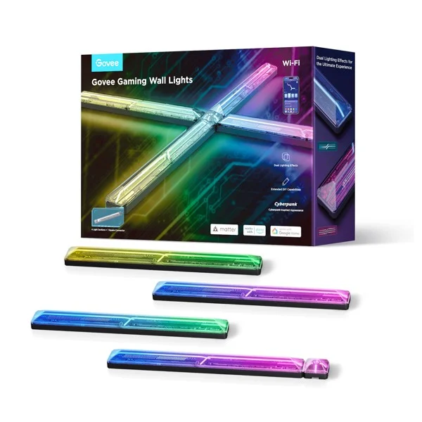 Govee - Gaming Wall Light (4+1) - Illuminate Your Gaming Experience