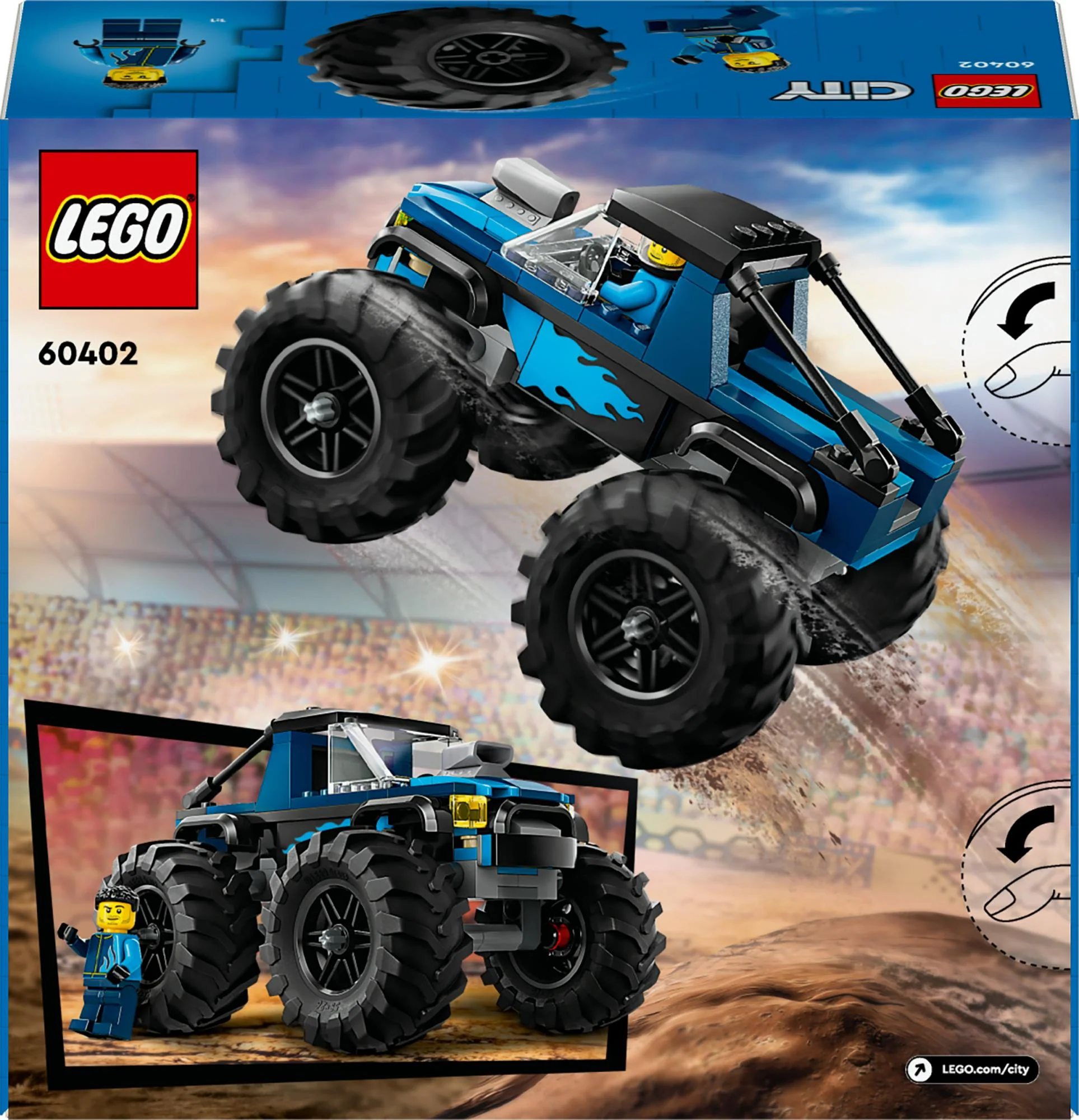 LEGO City – Blå Monster Truck