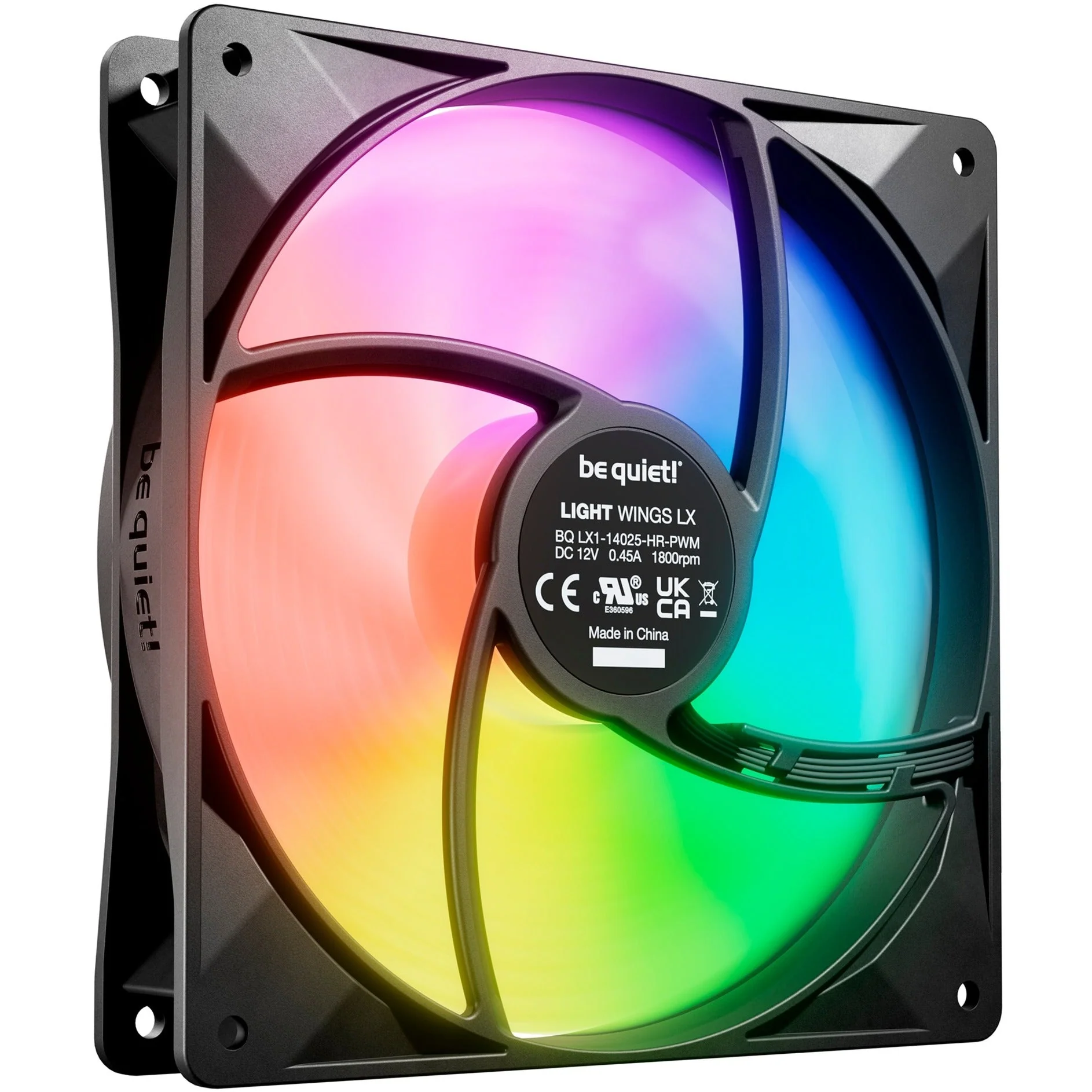 be quiet! Light Wings LX PWM high-speed 140 mm. case fan (black)