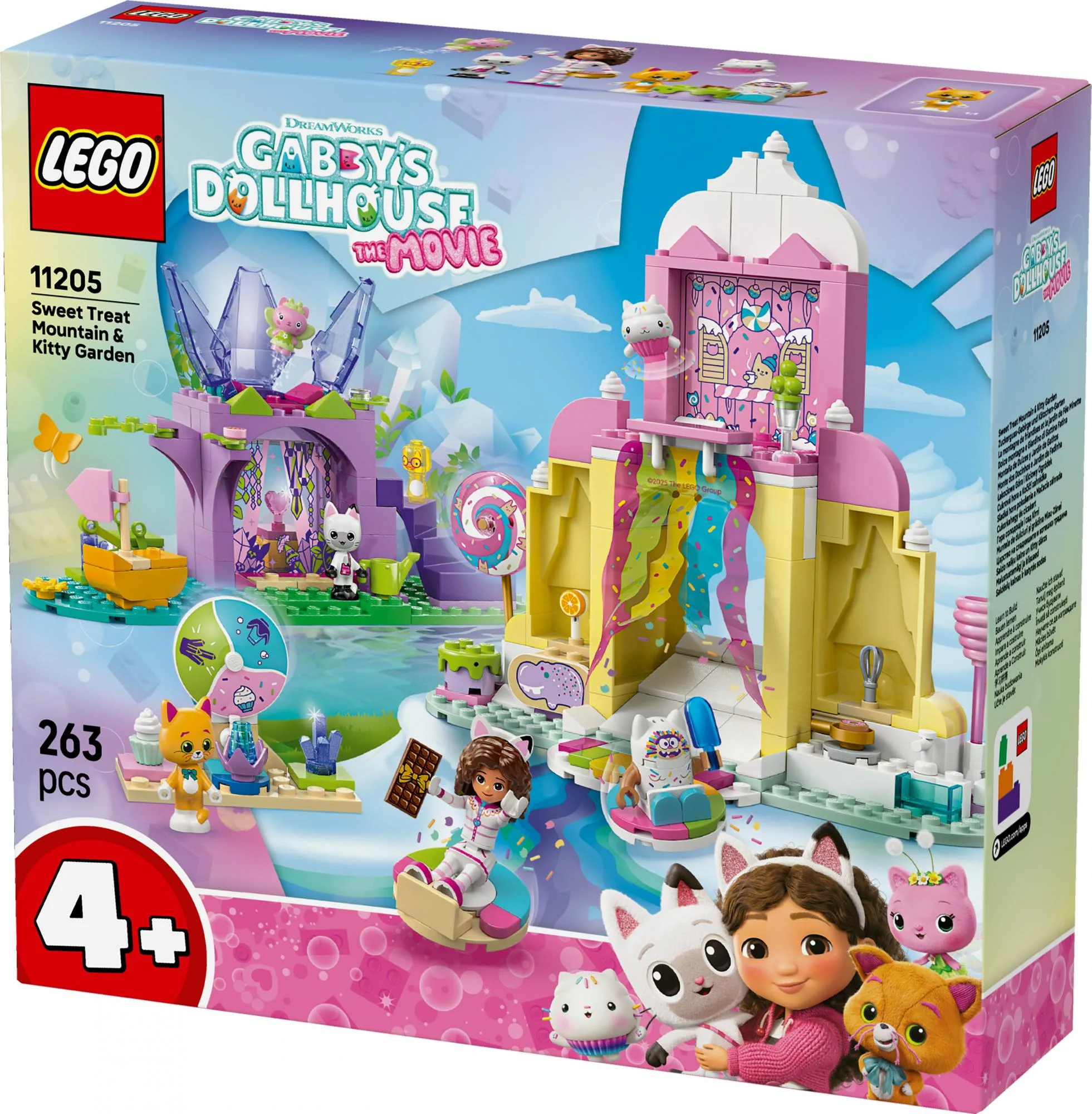LEGO - Gabby's Dollhouse - Sweet Treat Mountain & Kitty Garden (11205)