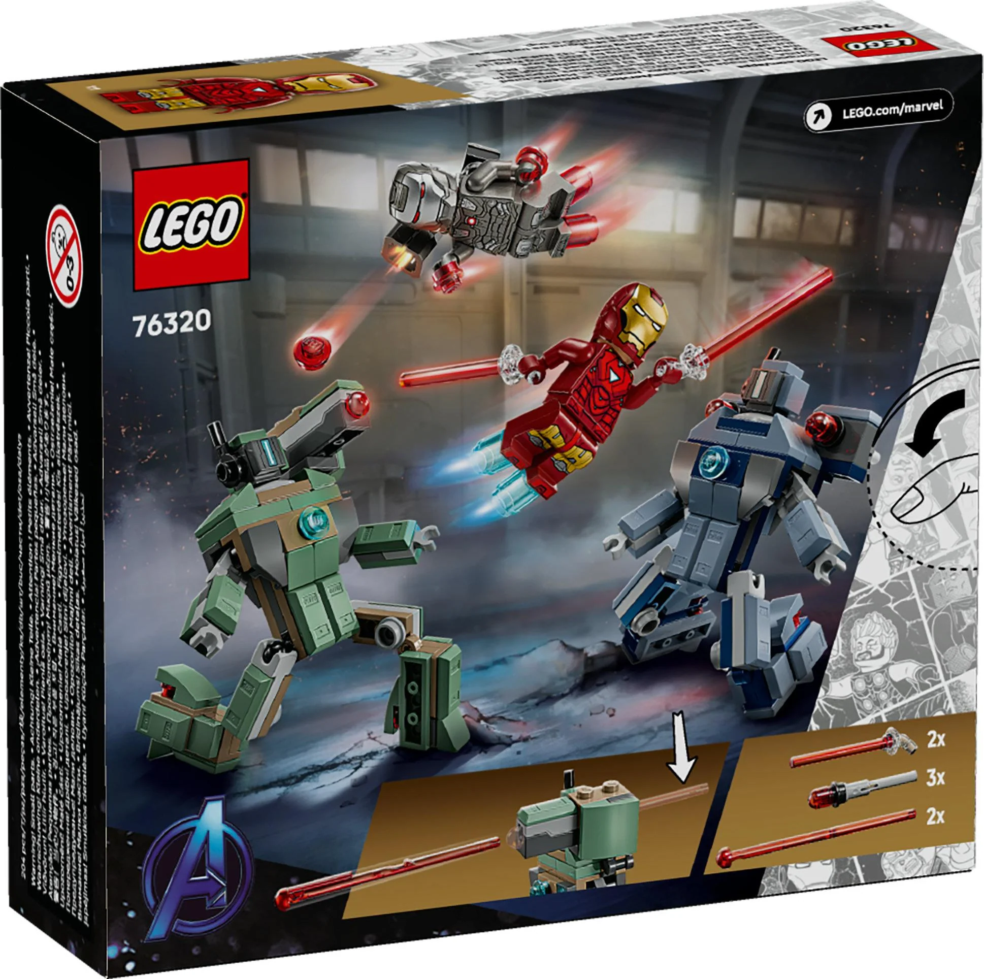 LEGO Super Heroes – Iron Man & War Machine vs. Hammer Drones