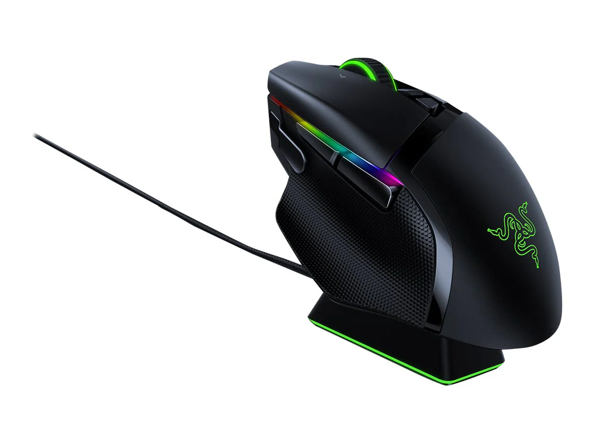 Razer Basilisk Ultimate optisches kabelloses Kabel schwarz