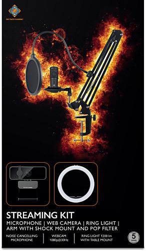Streaming Kit. Microphone. Webcam. Ring Light