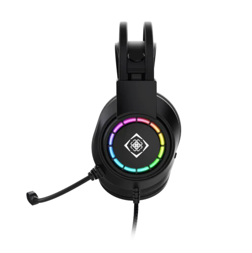 Deltaco - DH220 USB Stereo Gaming Headset - RGB - Sort