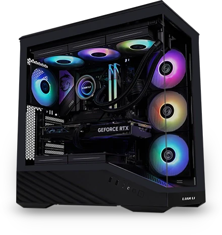 Lian Li V100. Sort Inkluderet 4 fans