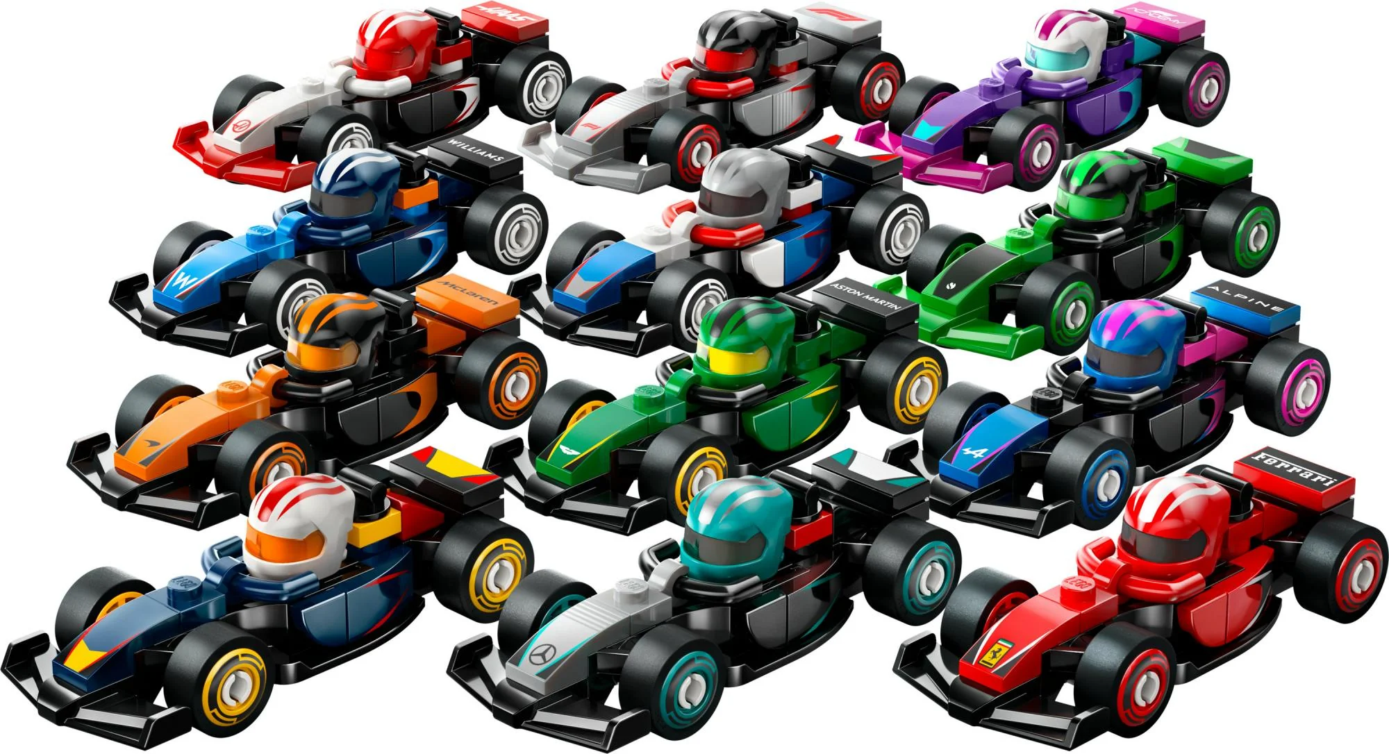 LEGO Minifigures – F1 Biler 36 stk. Boks