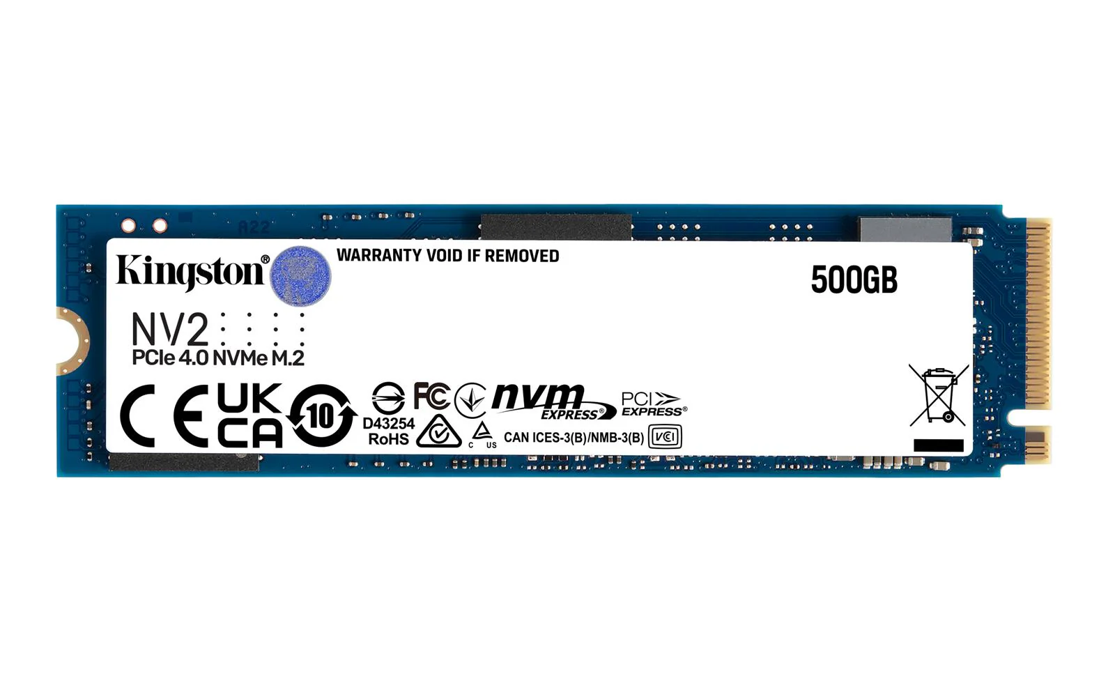 Kingston NV2 M.2 NVMe Gen 4 500 GB