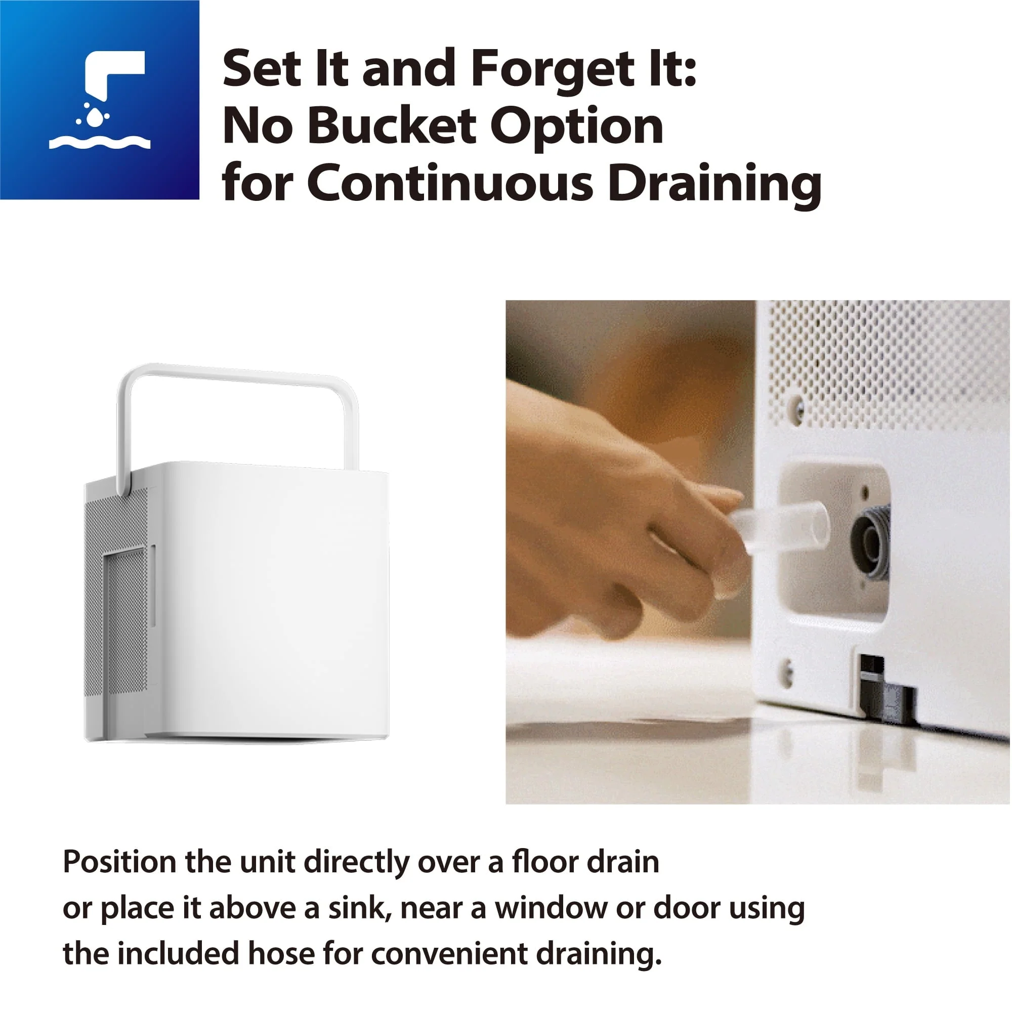 Midea Cube 20-Pint Smart WiFi Dehumidifier, Coverage up to 2,000 sq. ft.