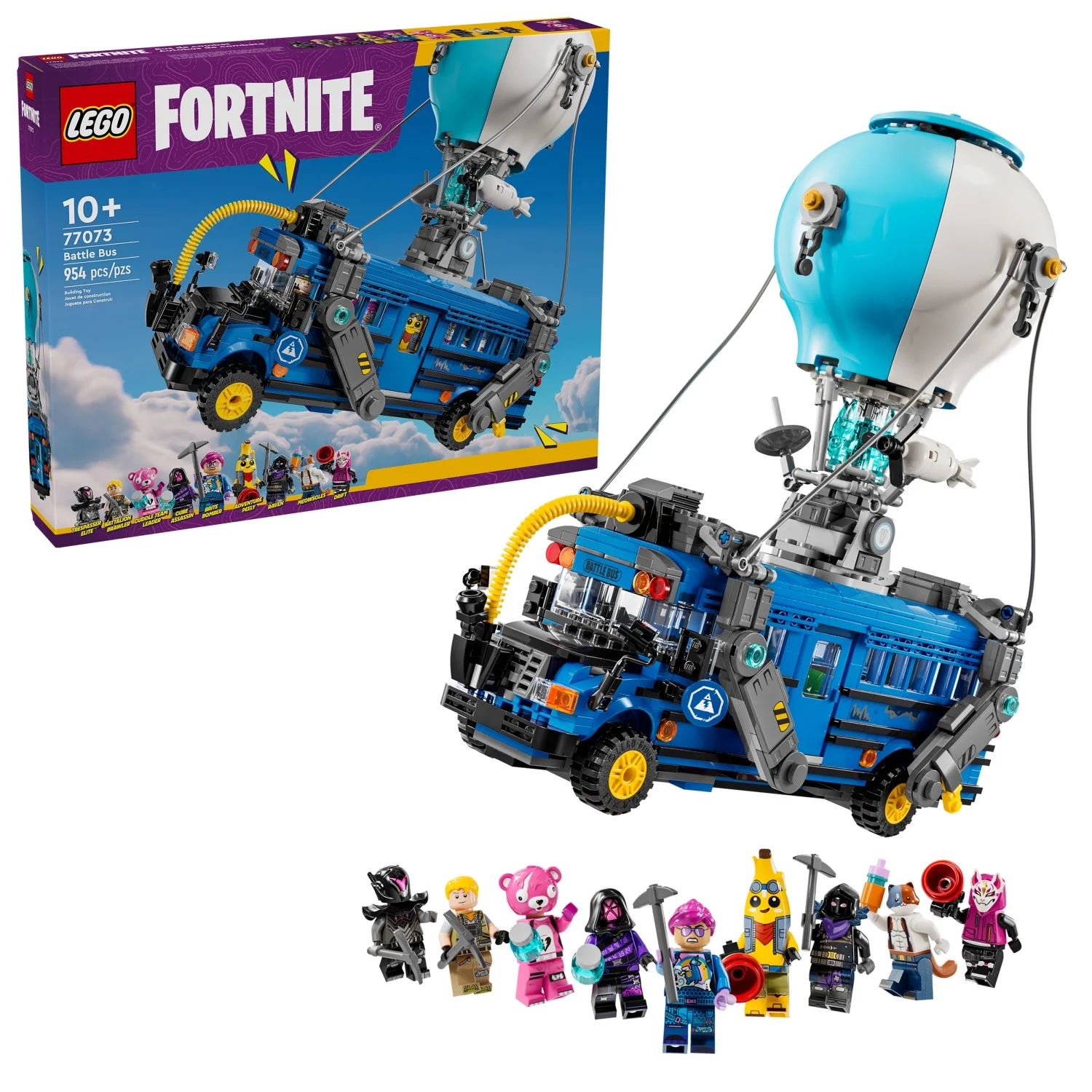 LEGO Fortnite Battle Bus and Supply Llama Building Se