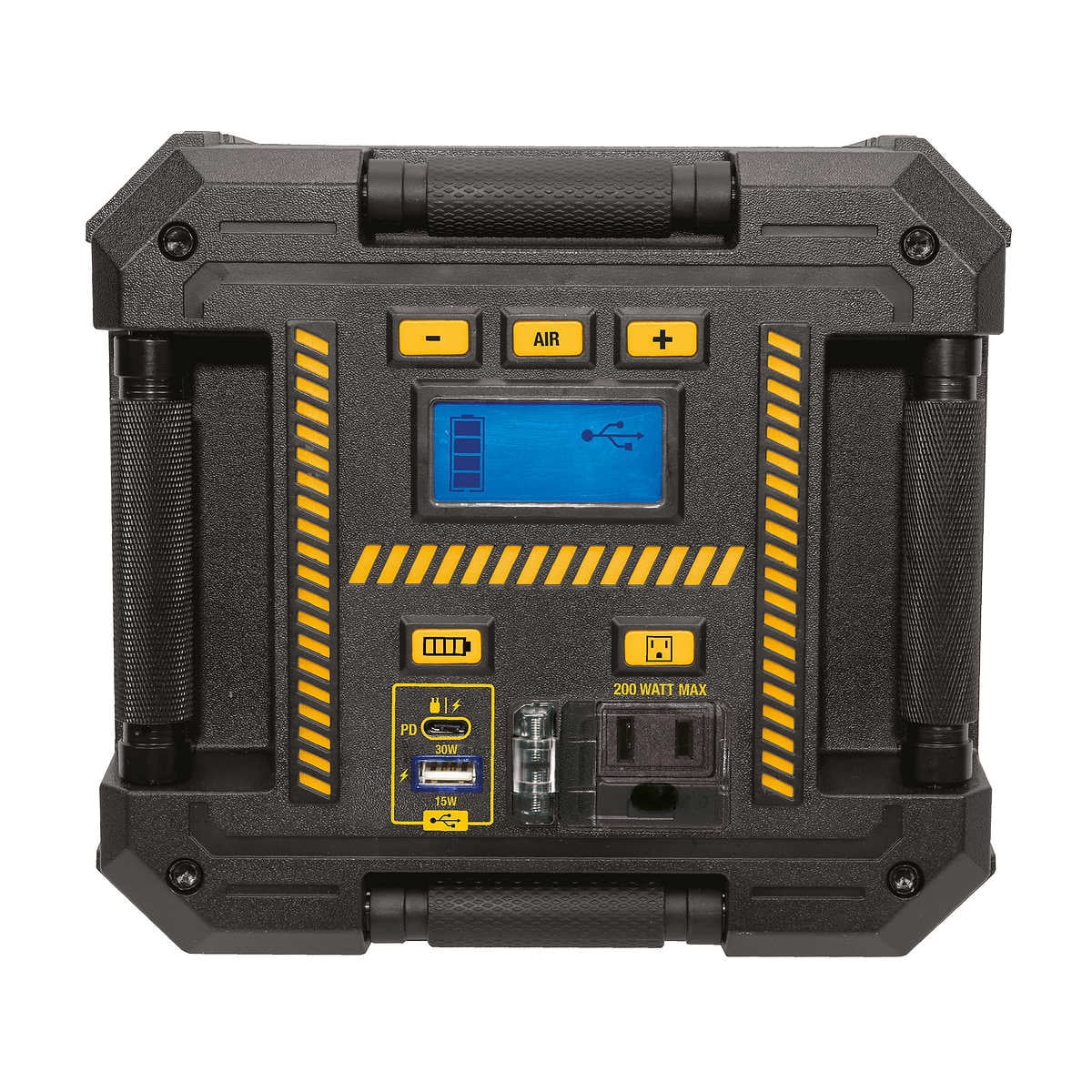 CAT Cube 1750A Jump Starter, 200W Inverter, 120 PSI Compressor