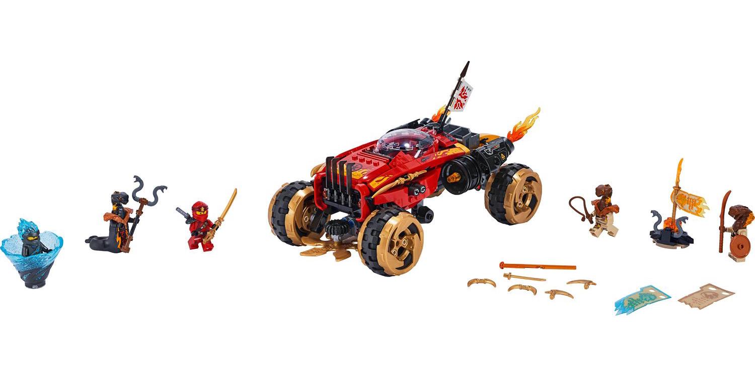 LEGO Ninjago Katana 4×4 70675 Ninja Toy Truck Building Kit (450 Pieces)