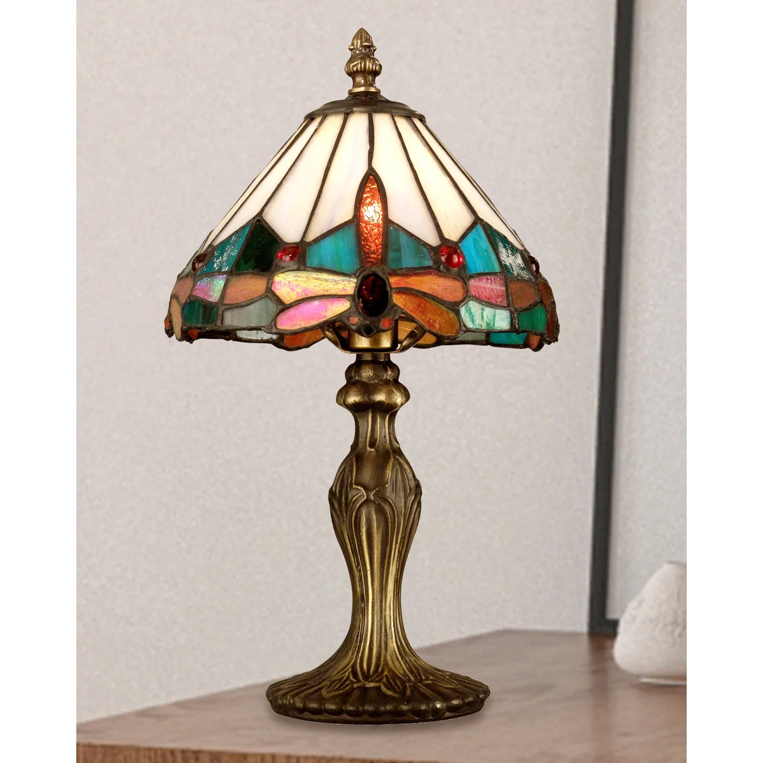 Dale Tiffany Tiffany Jewel Dragonfly Accent Lamp