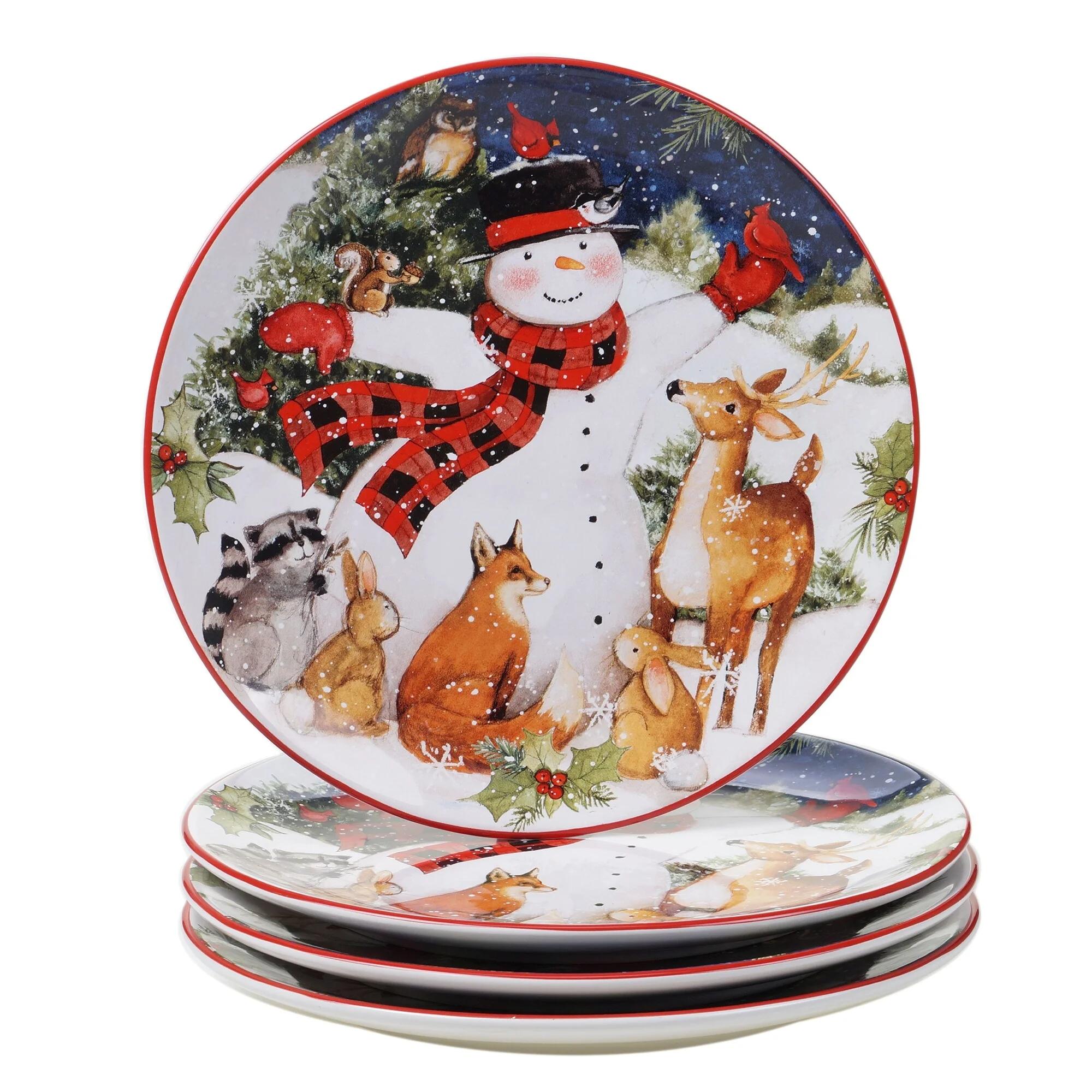 Certified International  Magic Of Christmas Snowman 16-piece Dinnerware Set, Service for 4
