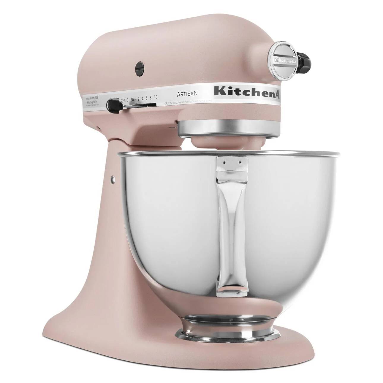 KitchenAid Artisan Series 5-Quart Tilt-Head Stand Mixer, Feather Pink, KSM150PS